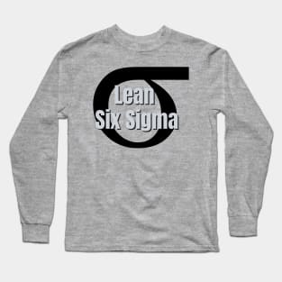 Lean Six Sigma / Sigma Symbol Long Sleeve T-Shirt